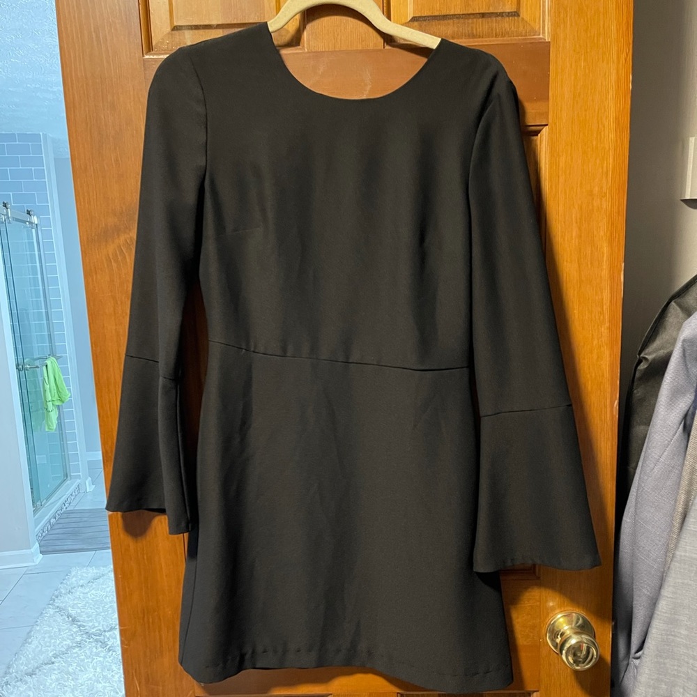 Banana Republic black dress.